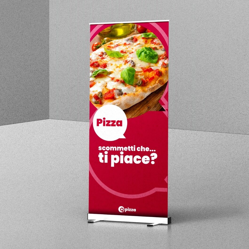 Come aprire una pizzeria e iniziare a guadagnare da subito 3 roll-up qpizza