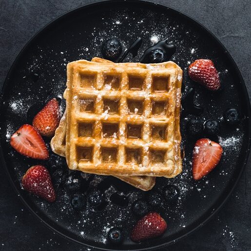 waffles-fragole